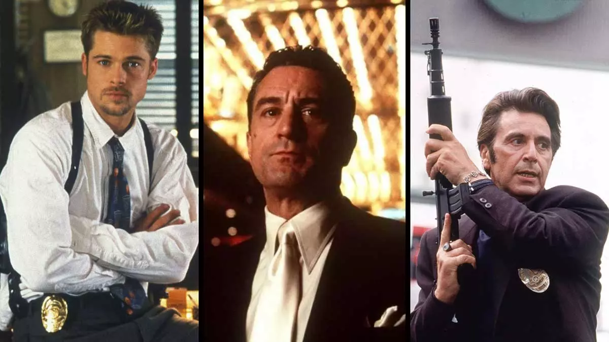Seven, Casino y Heat. Películas de David Fincher, Martin Scorsese y Michael Mann.